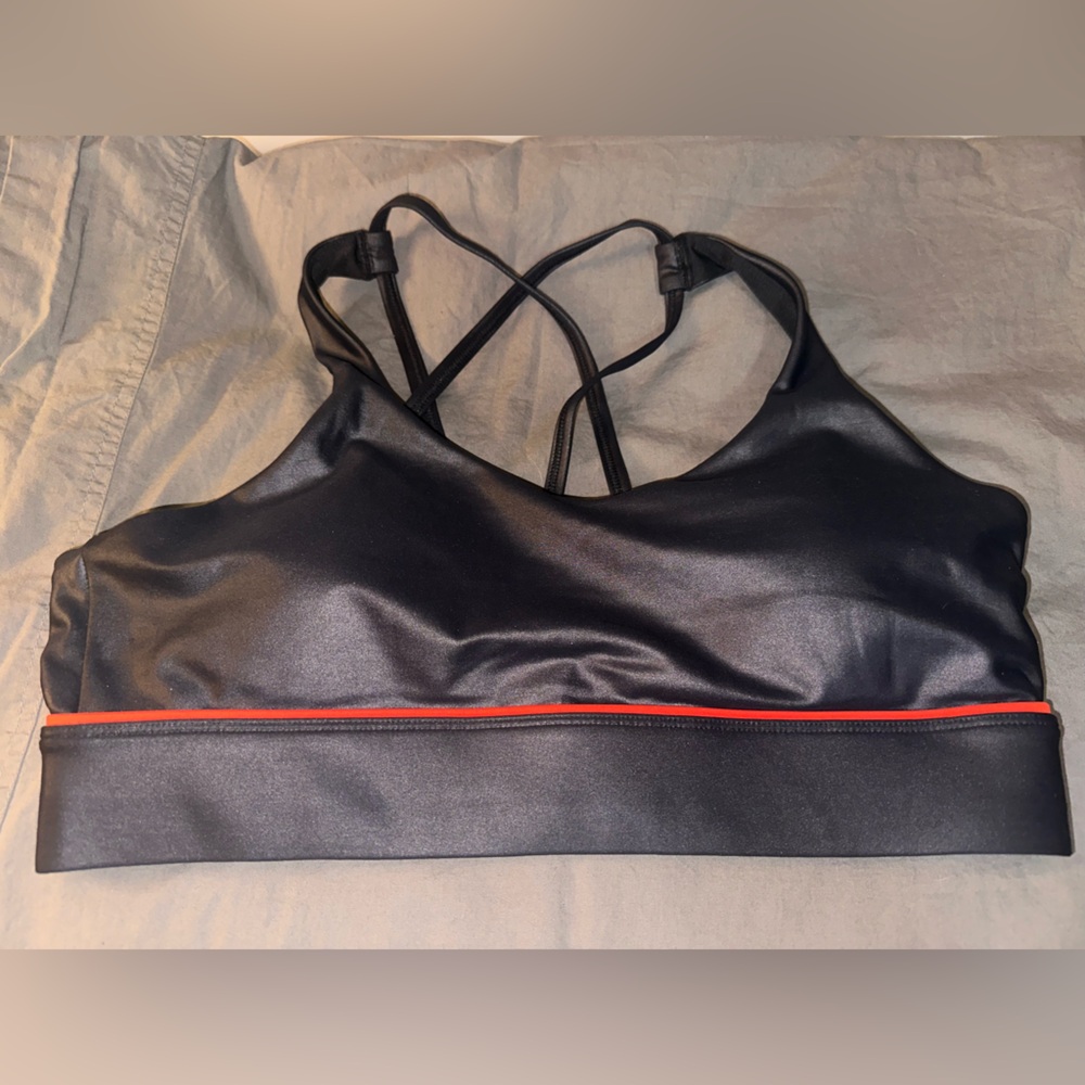 Zyia Active Metallic Sweetheart Strappy Bra